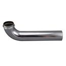 Chrome 1-1/4 X 12 17 Gauge WALL BEND Polished Chrome 