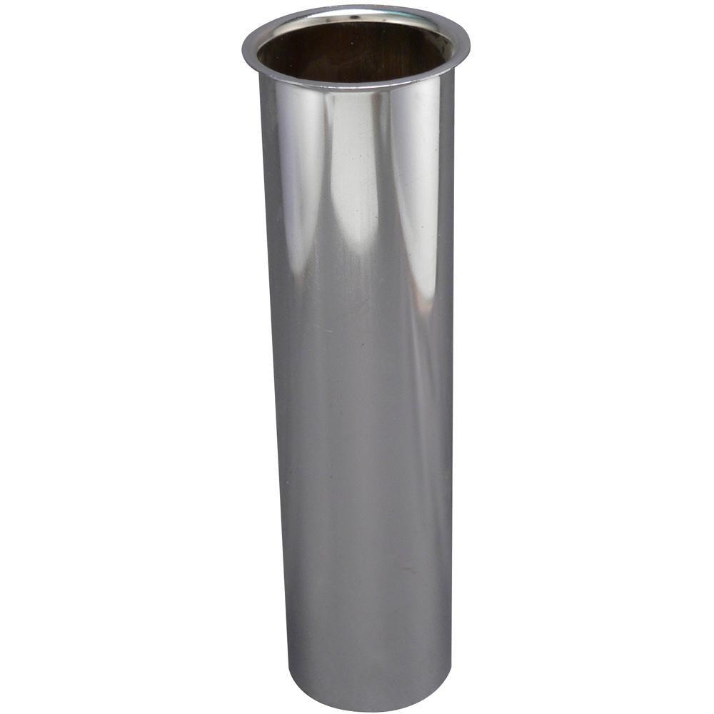 Polished Chrome 1-1/4 X 6 22 Gauge Tailpiece TUBE Polished Chrome 