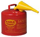 Eagle Red Hot Dipped Galvanized Safety Can for Storage in Red 