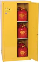 Eagle Yellow 2-Door Manual Close Safety Cabinet in Yellow 