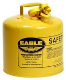 Eagle Yellow Hot Dipped Galvanized and Powder Coated Safety Can in Yellow 