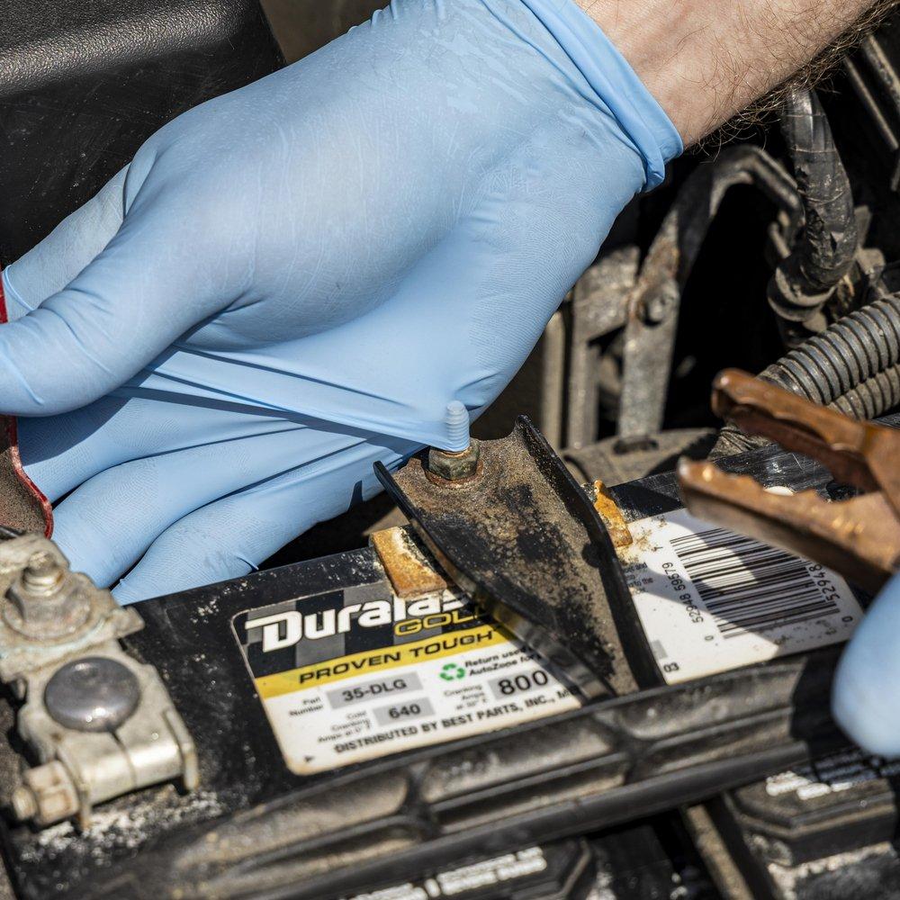 HOSPECO Blue Nitrile Powder Free Exam Glove in Blue (Case of 10) 