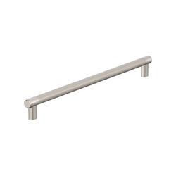18 in. Center-to-Center Appliance Pull in Satin Nickel