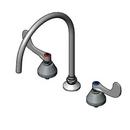 Two Handle Widespread Faucet in Chrome Plated 