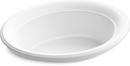 20-7/8 in. Drop-in Oval Vitreous China Bathroom Sink in White