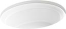 21-3/16 in. Undermount Oval Vitreous China Bathroom Sink in White