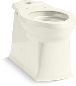 Elongated Toilet Bowl in Biscuit