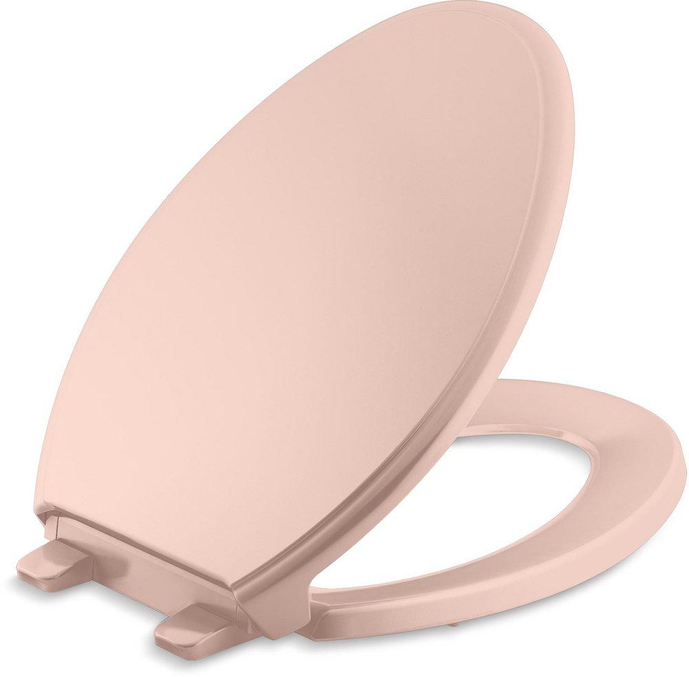 KOHLER Peachblow Elongated Closed Front Toilet Seat 