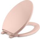 Elongated Closed Front Toilet Seat in Peachblow