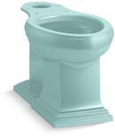 Elongated Toilet Bowl in Spring Green
