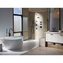 Two Handle Floor Mount Tub Filler with Hand Shower in Vibrant&reg; Brushed Bronze (Trim Only) 
