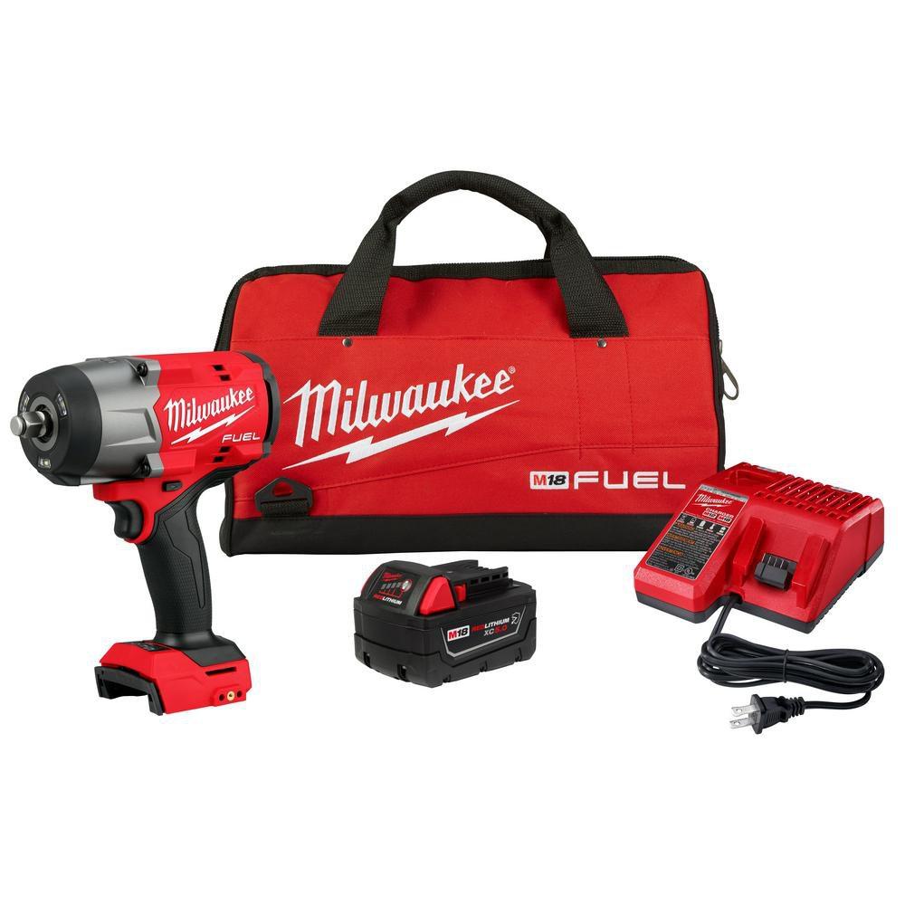 M18 FUEL 1/2 HIGH TORQUE IMPACT WRENCH W/ FRICTION RING KIT 