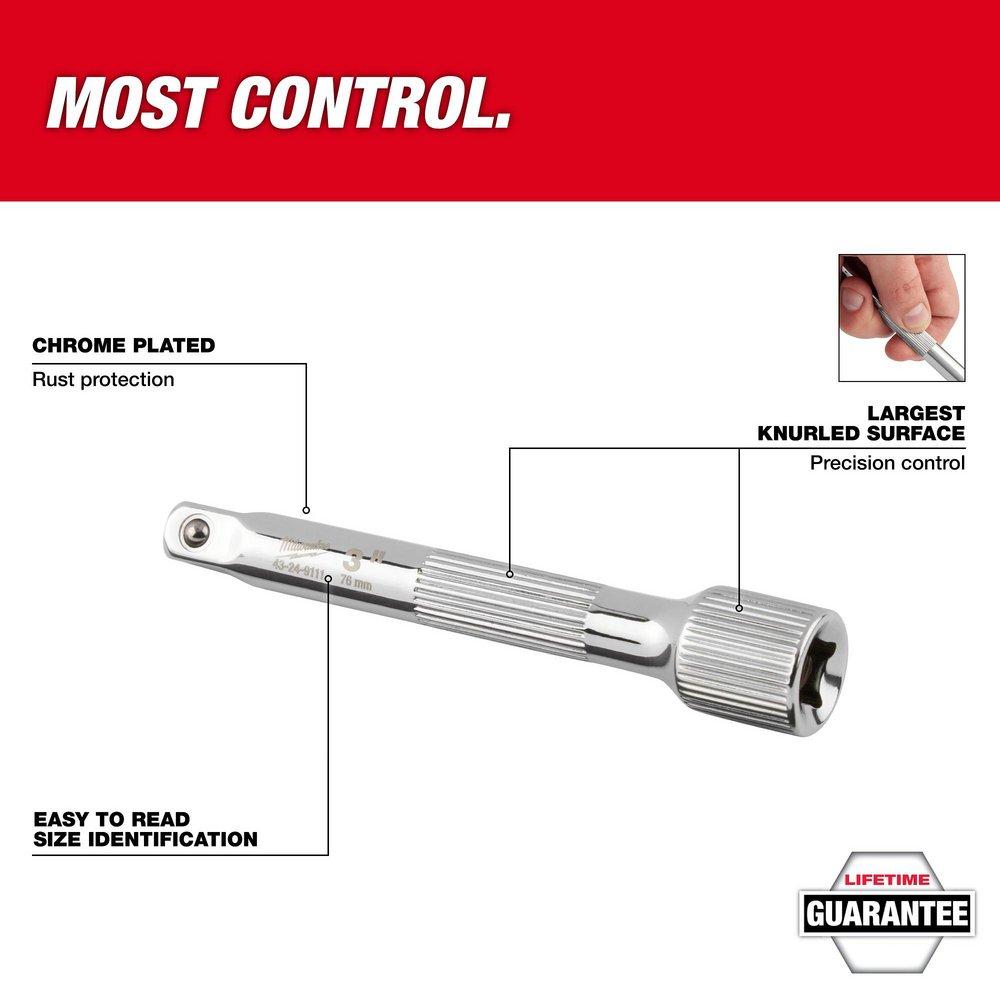 4PC 3/8 DRIVE EXTENSION SET 