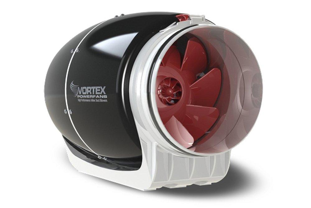 8 S- SERIES INLINE DUCT FAN, 115V/1PH/60HZ, 711 CFM 