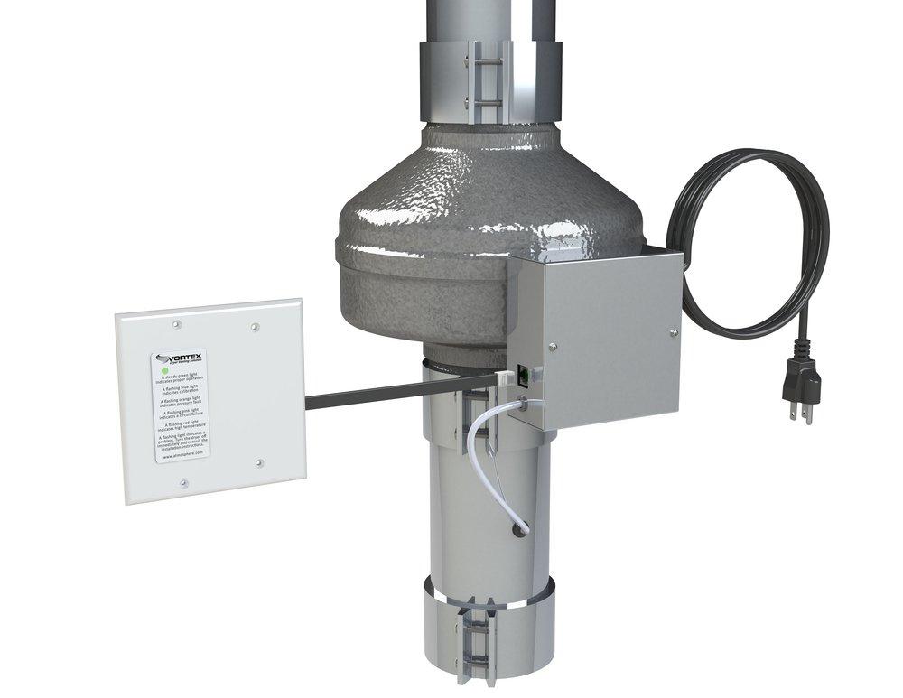 4 INLINE BLOWER FAN - UL705 CERTIFIED, 220 CFM W/PSW 