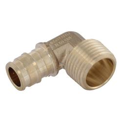 1/2 in. X 1/2 in. BRS MNPT Adapter Elbow