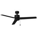 RP Lighting Matte Black 52 in. 3-Blade Indoor Ceiling Fan 