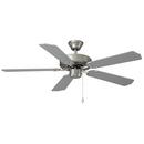 RP Lighting Brushed Nickel 52 in. 5-Blade Indoor Ceiling Fan 