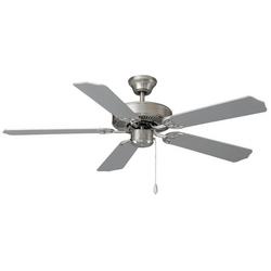 52 in. 5-Blade Indoor Ceiling Fan in Brushed Nickel/Brushed Nickel