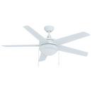 52 in. 5-Blade Indoor Ceiling Fan in White/White