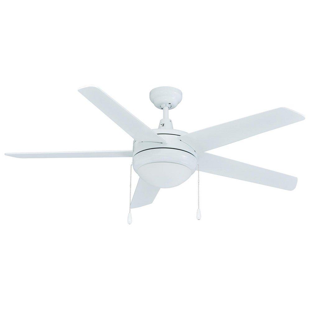 RP Lighting White 52 in. 5-Blade Indoor Ceiling Fan 