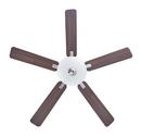 RP Lighting Brushed Nickel 52 in. 5-Blade Indoor Ceiling Fan 