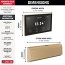 Unilateral Digital Steam Package in Lumicoat&reg; Champagne Bronze 