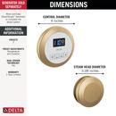 DELTA UNIVERSAL SHOWERING COMPONENTS: STEAMSCAPE CONTEMPORARY CLASSIC PACKAGE 