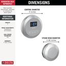 DELTA UNIVERSAL SHOWERING COMPONENTS: STEAMSCAPE CONTEMPORARY CLASSIC PACKAGE 