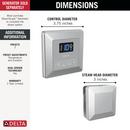 DELTA UNIVERSAL SHOWERING COMPONENTS: STEAMSCAPE TRANSITIONAL CLASSIC PACKAGE 