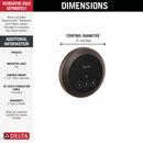 DELTA UNIVERSAL SHOWERING COMPONENTS: STEAMSCAPE CONTEMPORARY EXTERIOR CONTROL 