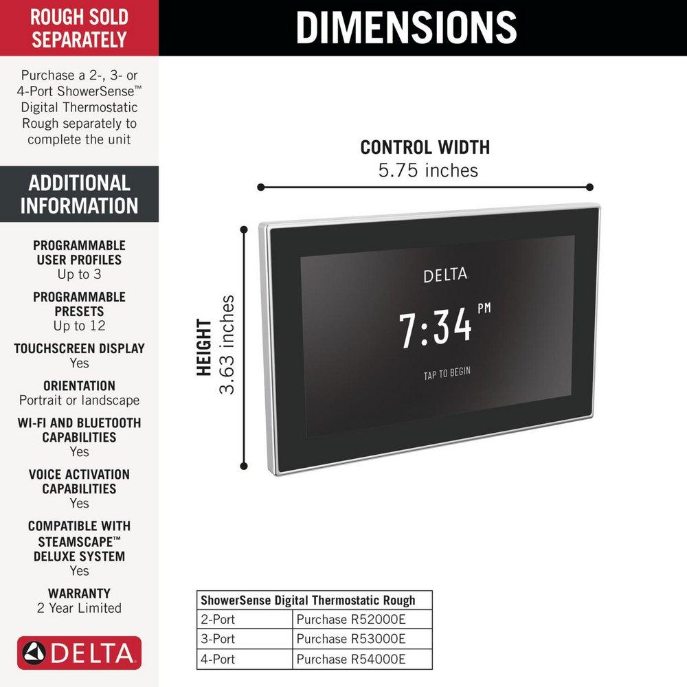 Digital Interface in Polished Nickel 