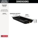 DELTA UNIVERSAL SHOWERING COMPONENTS: GENERATOR PAN 