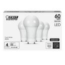 8.8W A19 LED  GU24  Dimmable Bulb (Pack of 4) 