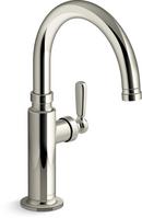 Single Handle Bar Faucet in Vibrant Polished Nickel