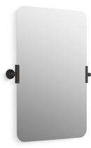 20 x 30 in. Rectangular Mirror in Matte Black