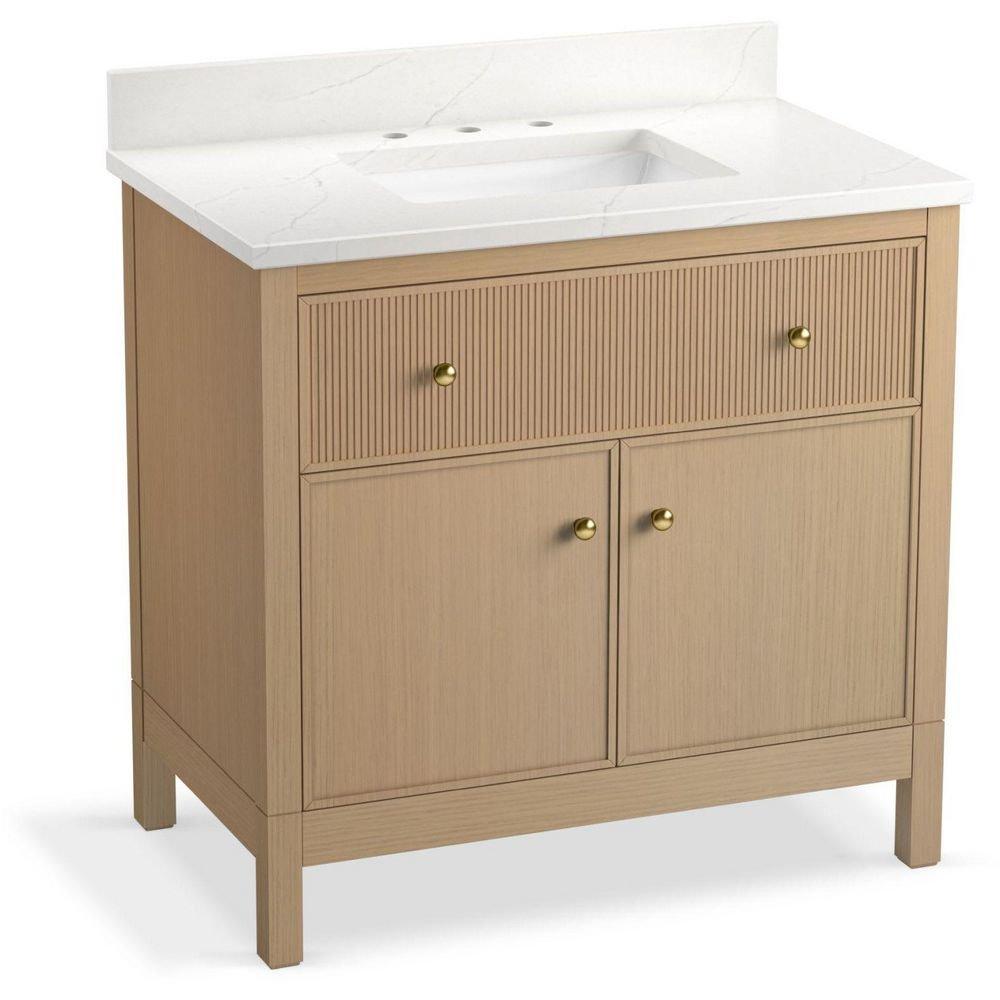 37 x 22 VANITY IN WHITE OAK 