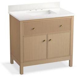 37 x 22 VANITY IN WHITE OAK