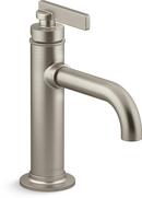 Single Handle Monoblock Bathroom Sink Faucet in Vibrant® Brushed Nickel