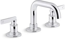 Two Handle Widespread Bathroom Sink Faucet in Polished Chrome