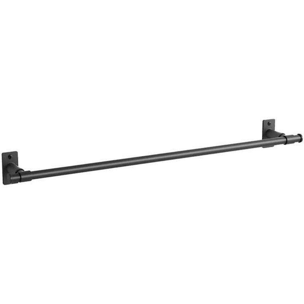 24 in. Towel Bar in Matte Black 