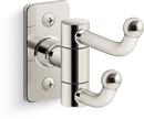 Double Robe Hook in Vibrant® Polished Nickel