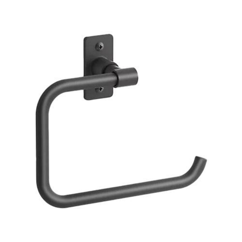 Towel Ring in Matte Black 