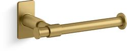 Toilet Tissue Holder in Vibrant Brushed Moderne Brass