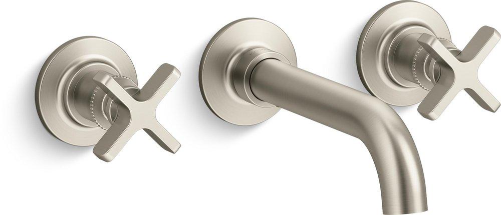 CASTIA 2H WALL MOUNT LAVATORY FAUCET 