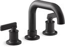 Two Handle Roman Tub Faucet in Matte Black (Trim Only)