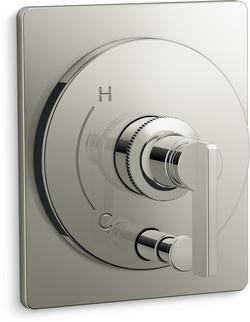 Single Handle Pressure Balancing Valve Trim in Vibrant&reg; Polished Nickel