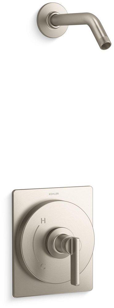 KOHLER Vibrant&reg; Brushed Nickel Single Handle Shower Faucet (Trim Only) 