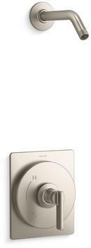 KOHLER Vibrant&reg; Brushed Nickel Single Handle Shower Faucet (Trim Only) 