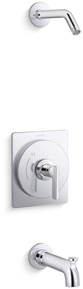 KOHLER Polished Chrome Single Handle Bathtub & Shower Faucet (Trim Only) 